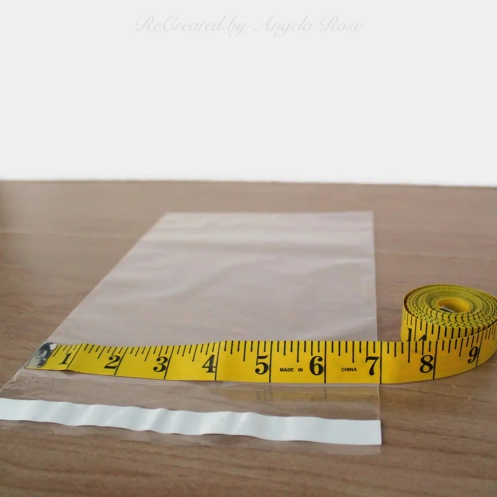 100 7 x 10 Poly Bags - Clear